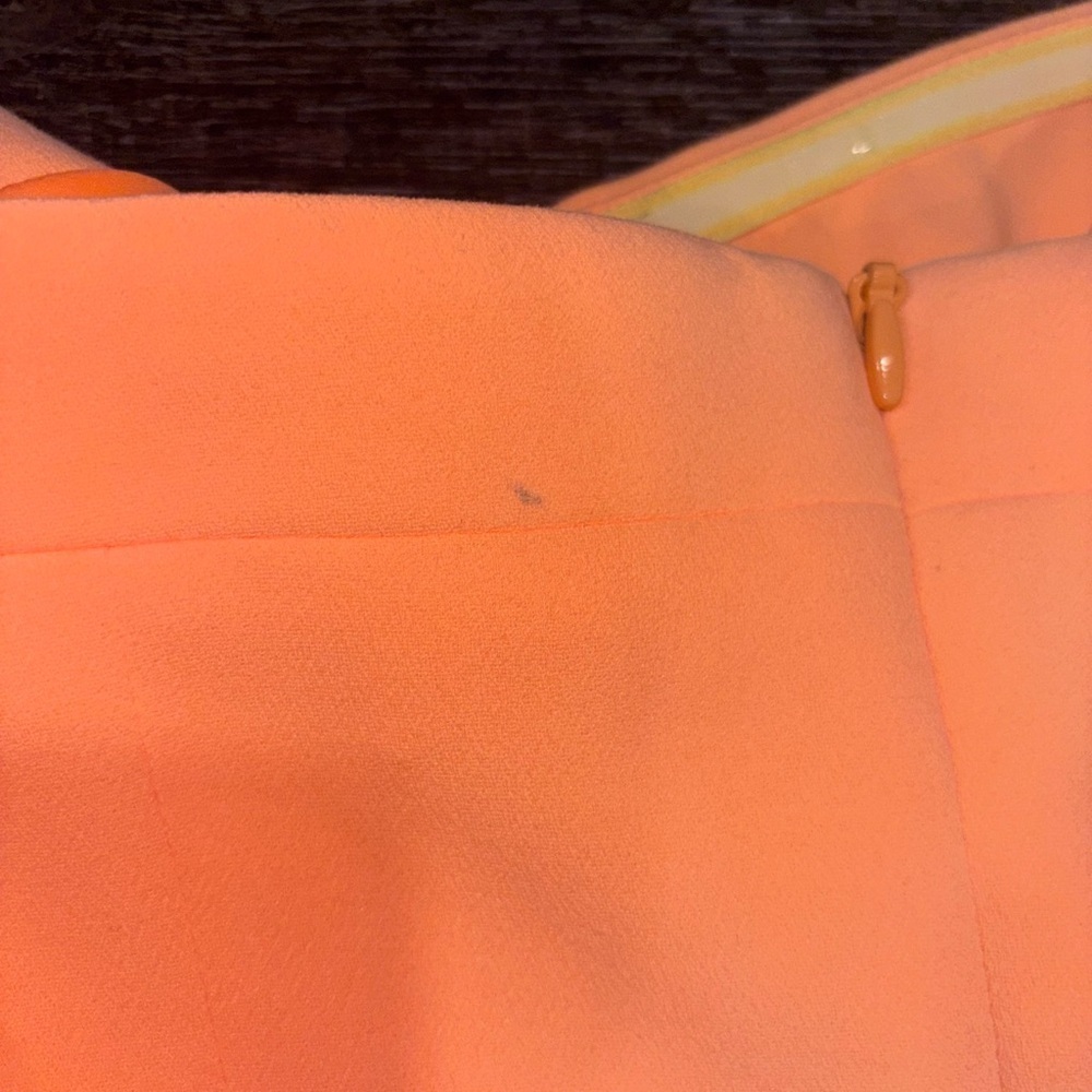Strapless Orange Bodycon Dress - Women - Picture 7 of 7